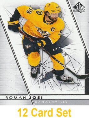 Roman Josi NHL Hockey Card Collection
